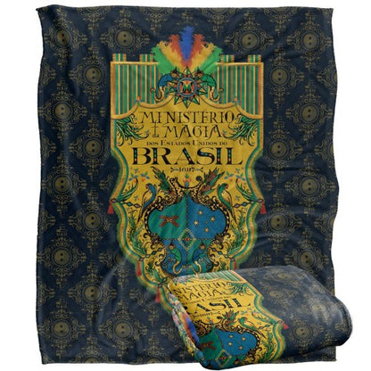 Front - Fantastic Beasts Ministerio Da Magia Blanket