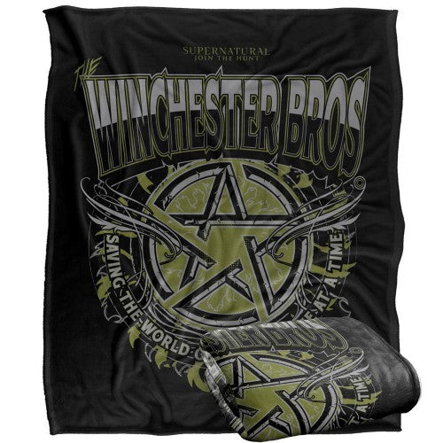 Front - Supernatural Winchester Bros Blanket