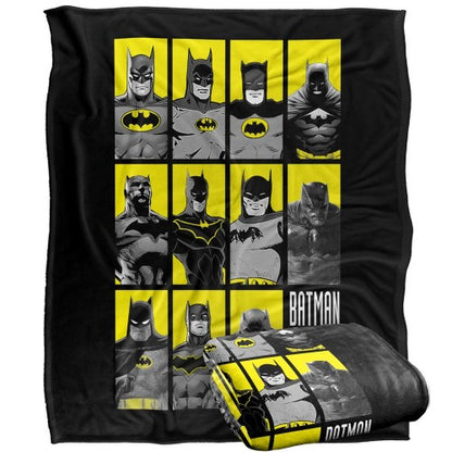 Front - Batman Character Montage 80th Blanket