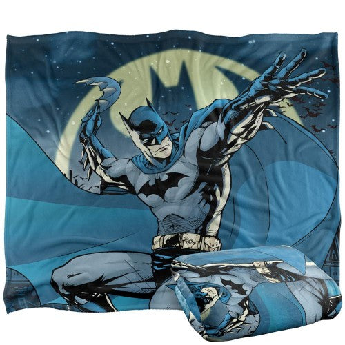 Front - Batman Bat Signal Blanket