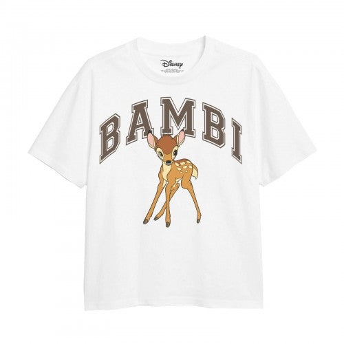 Front - Bambi Girls Collegiate T-Shirt