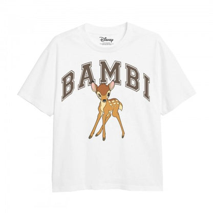 Front - Bambi Girls Collegiate T-Shirt