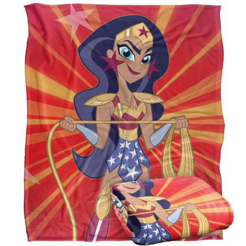 Front - Superhero Girls Wonder Woman Blanket