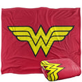 Front - DC Comics Logo Wonder Woman Blanket