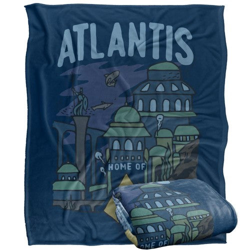 Front - Aquaman Atlantis Blanket