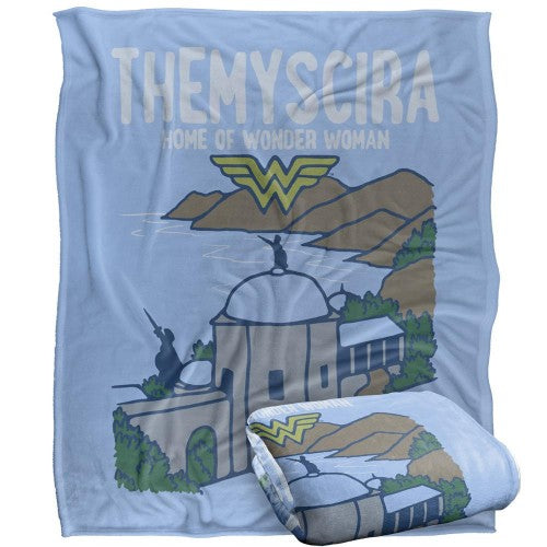 Front - Wonder Woman Themyscira Blanket