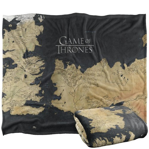 Front - Game Of Thrones World Map Blanket