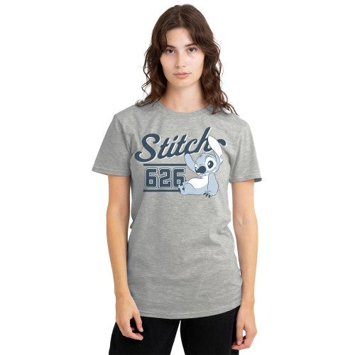 Front - Lilo & Stitch Womens/Ladies 626 Classic Sports T-Shirt