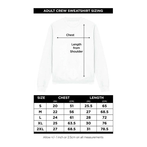 Front - Lilo & Stitch Unisex Adult Cute But Chaotic Crew Neck Sweatshirt