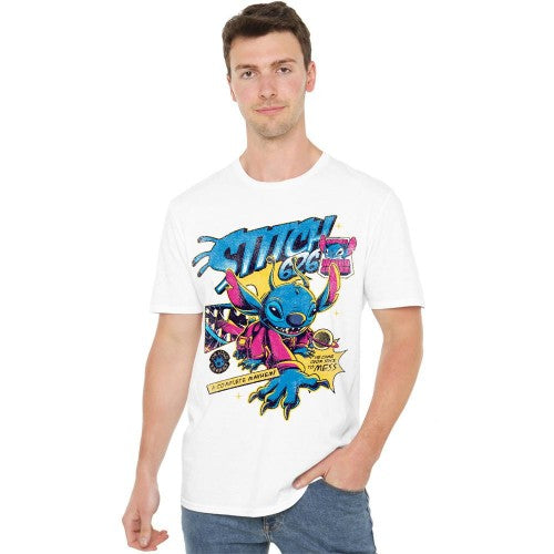 Front - Lilo & Stitch Unisex Adult 626 Comic T-Shirt