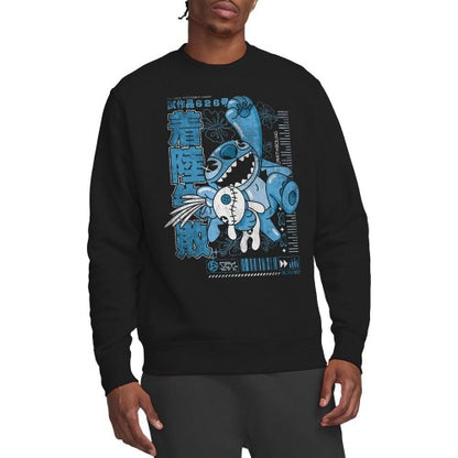 Front - Lilo & Stitch Unisex Adult Manga Jump Sweatshirt