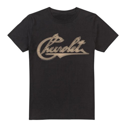 Front - Chevrolet Unisex Adult Chevy Script T-Shirt