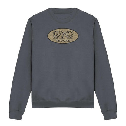 Front - GMC Unisex Adult Vintage Logo Sweatshirt