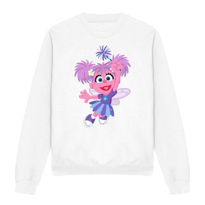Front - Sesame Street Unisex Adult Furry Friends Forever! Abby Cadabby Sweatshirt