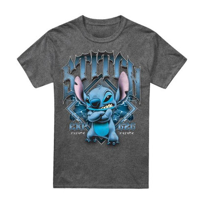 Front - Lilo & Stitch Unisex Adult Band T-Shirt