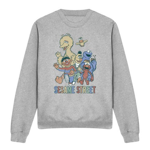 Front - Sesame Street Unisex Adult Group Sweatshirt