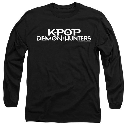Front - K-Pop Demon Hunters Unisex Adult Logo Long-Sleeved T-Shirt
