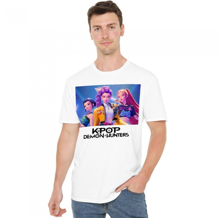 Front - K-Pop Demon Hunters Unisex Adult Huntr/X T-Shirt
