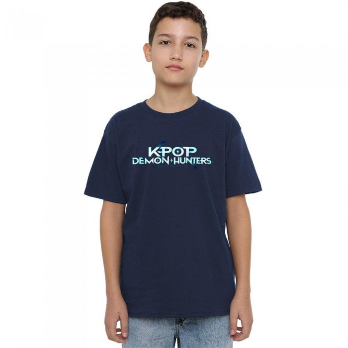 Front - K-Pop Demon Hunters Childrens/Kids Logo T-Shirt