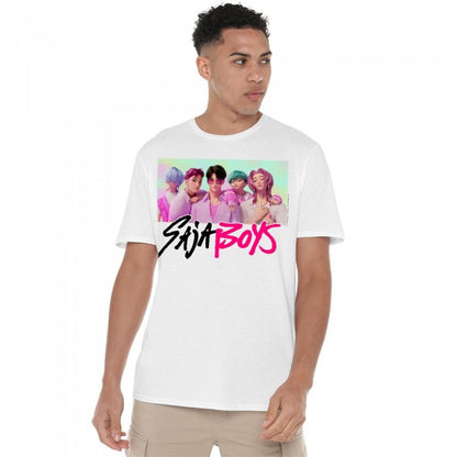 Front - K-Pop Demon Hunters Unisex Adult Saja Boys Photo Frame T-Shirt