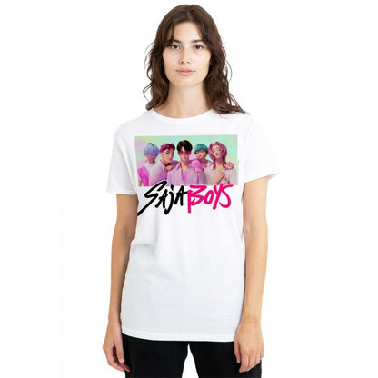 Front - K-Pop Demon Hunters Womens/Ladies Saja Boys Photo Frame T-Shirt