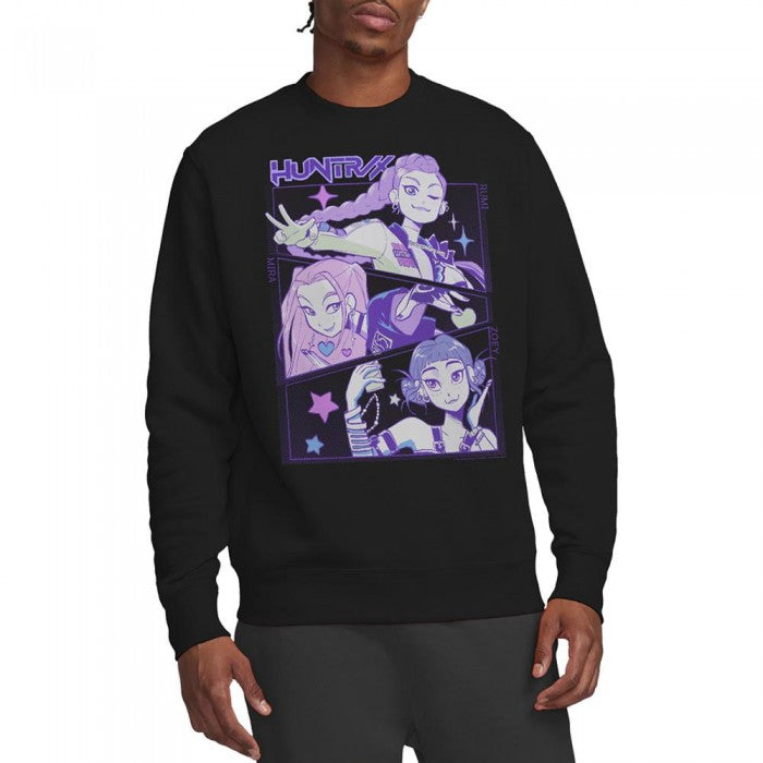 Front - K-Pop Demon Hunters Unisex Adult Huntr/X Anime Sweatshirt