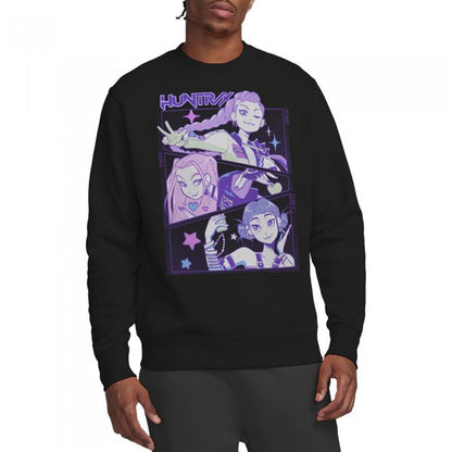 Front - K-Pop Demon Hunters Unisex Adult Huntr/X Anime Sweatshirt