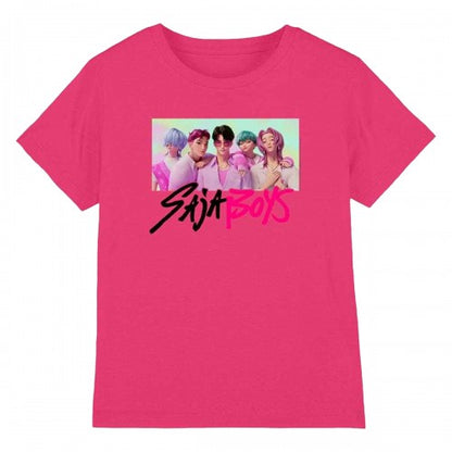 Front - K-Pop Demon Hunters Childrens/Kids Saja Boys Photo Frame T-Shirt