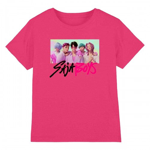 Front - K-Pop Demon Hunters Childrens/Kids Saja Boys Photo Frame T-Shirt