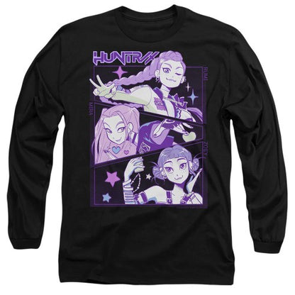 Front - K-Pop Demon Hunters Unisex Adult Huntr/X Anime Long-Sleeved T-Shirt