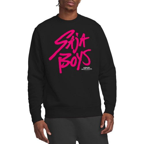Front - K-Pop Demon Hunters Unisex Adult Saja Boys Logo Sweatshirt