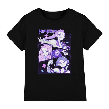 Front - K-Pop Demon Hunters Childrens/Kids Huntr/X Anime T-Shirt