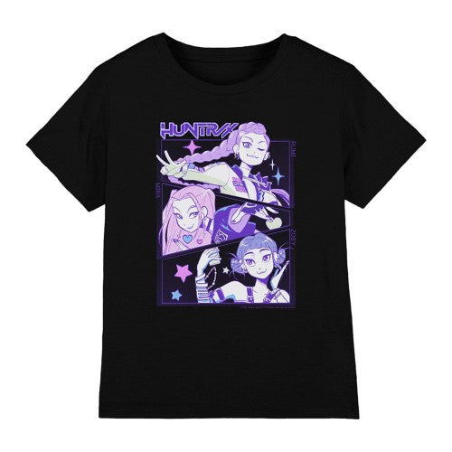 Front - K-Pop Demon Hunters Childrens/Kids Huntr/X Anime T-Shirt