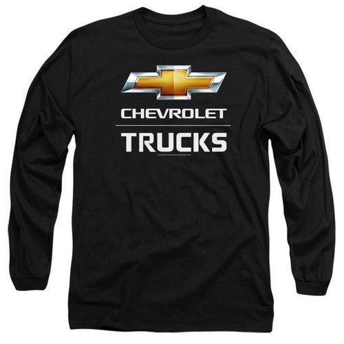 Front - Chevrolet Mens Trucks Long-Sleeved T-Shirt