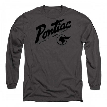 Front - Pontiac Mens Division Long-Sleeved T-Shirt