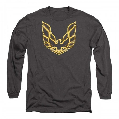 Front - Pontiac Mens Iconic Firebird Long-Sleeved T-Shirt