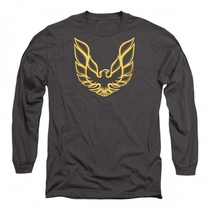 Front - Pontiac Mens Iconic Firebird Long-Sleeved T-Shirt