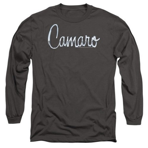 Front - Chevrolet Mens Classic Camaro Long-Sleeved T-Shirt