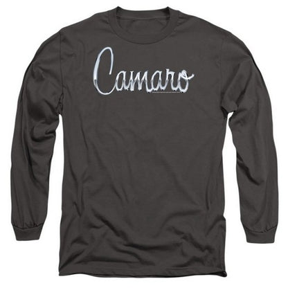 Front - Chevrolet Mens Classic Camaro Long-Sleeved T-Shirt