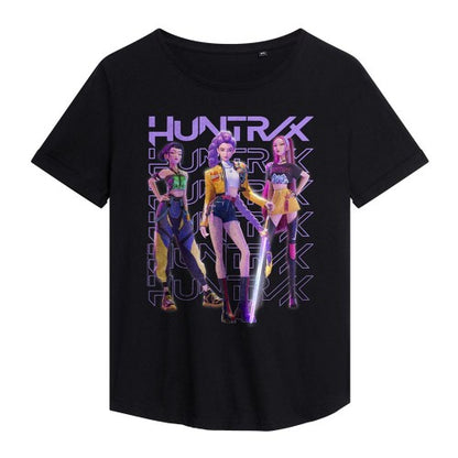 Front - K-Pop Demon Hunters Womens/Ladies Pose T-Shirt