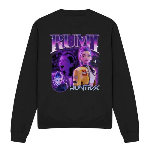 Front - K-Pop Demon Hunters Unisex Adult Huntr/X Rumi Bootleg Sweatshirt