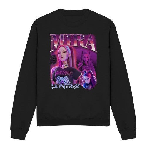 Front - K-Pop Demon Hunters Unisex Adult Huntr/X Mira Sweatshirt