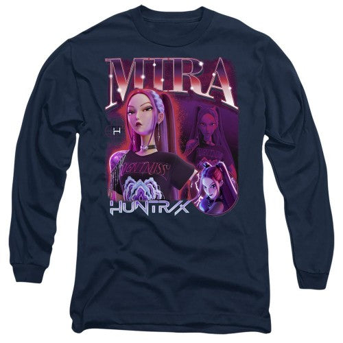 Front - K-Pop Demon Hunters Unisex Adult Huntr/X Mira Long-Sleeved T-Shirt