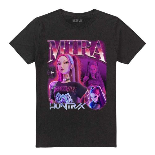 Front - K-Pop Demon Hunters Unisex Adult Mira Huntr/X T-Shirt