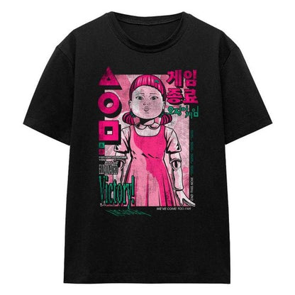 Front - Squid Game Womens/Ladies Young Hee Anime T-Shirt