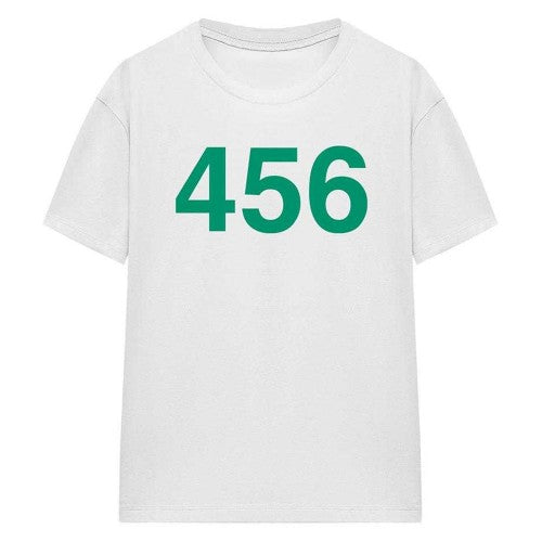 Front - Squid Game Womens/Ladies Player 456 T-Shirt