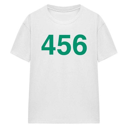Front - Squid Game Womens/Ladies Player 456 T-Shirt