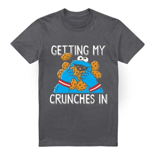 Front - Sesame Street Unisex Adult Cookie Monster T-Shirt