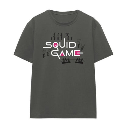 Front - Squid Game Womens/Ladies Games Silhouette T-Shirt