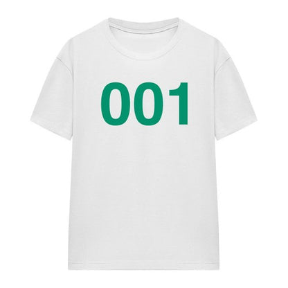 Front - Squid Game Womens/Ladies Player 001 T-Shirt